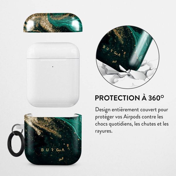 Burga L'étui rigide Apple AirPods 1 / 2 - Emerald Pool