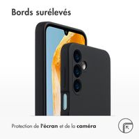 Accezz Coque Liquid Silicone Samsung Galaxy A16 - Noir
