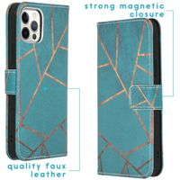 imoshion Coque silicone design iPhone 12 (Pro) - Blue Graphic