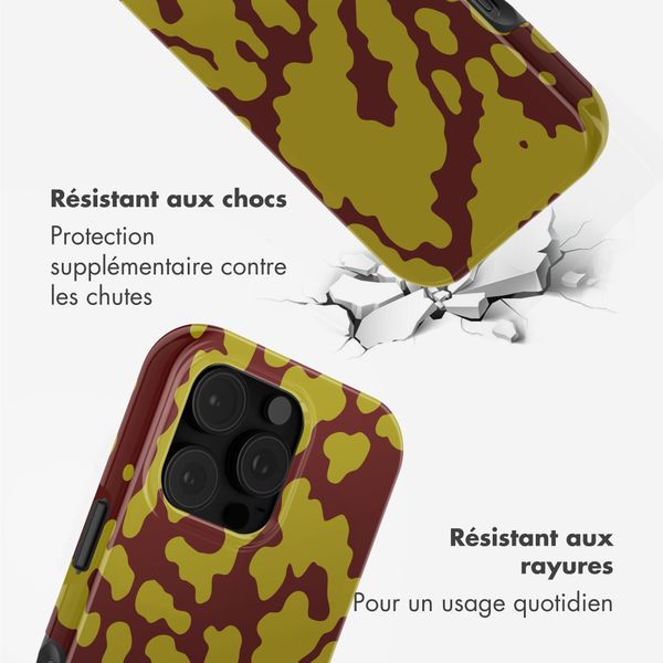 Selencia Coque arrière Vivid avec MagSafe Apple iPhone 16 Pro - Moo'd Olive Dust