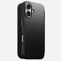 Nomad Étui de téléphone portefeuille Modern Leather Folio iPhone 16 - Black