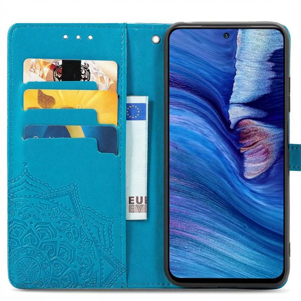 imoshion Etui de télephone Mandala Xiaomi Redmi Note 10 (5G) - Turquoise