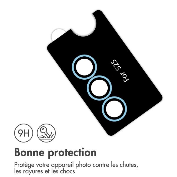 imoshion Lot de 2 protections d'objectif de caméra Samsung Galaxy S25 - Icyblue
