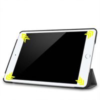 imoshion Coque tablette Trifold Apple iPad Mini 5 (2019) / Mini 4 (2015) - Gris