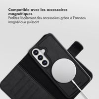Selencia Étui portefeuille amovible Olyn avec MagSafe Samsung Galaxy S26 - Noir