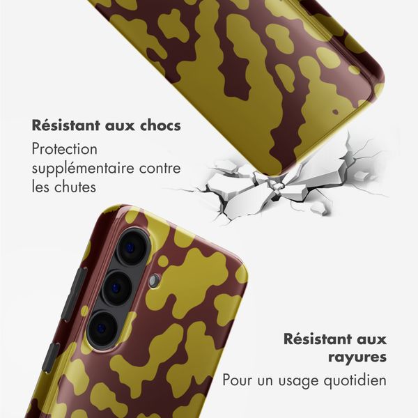 Selencia Coque arrière Vivid Samsung Galaxy S24 - Moo'd Olive Dust