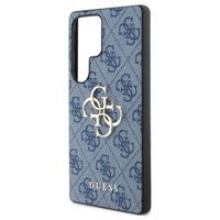 Guess Coque 4G Metal Logo Backcover Samsung Galaxy S25 Ultra - Bleu