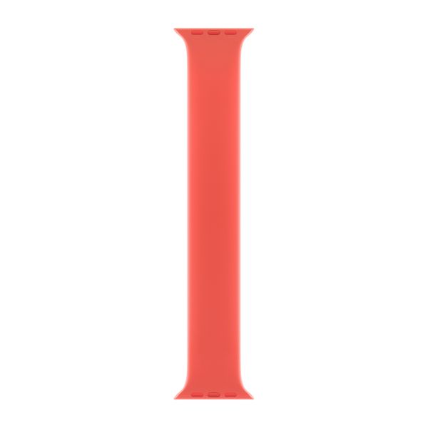 Apple Bracelet Boucle unique en Silicone Apple Watch | 44/45/46/49 mm - Taille 10 - Pink Citrus