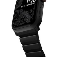 Nomad Bracelet à maillons en titane Apple Watch Series 1 á 10 / SE / Ultra (2) (44/45/46/49 mm) - Noir