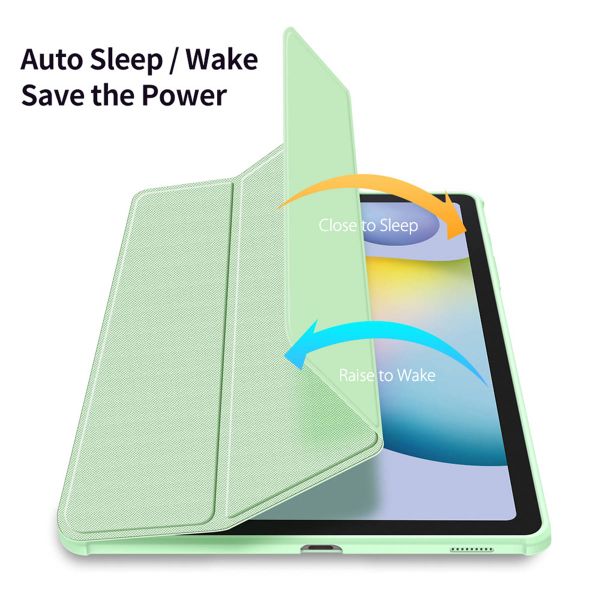 Dux Ducis Coque tablette Toby Samsung Galaxy Tab S6 Lite / Tab S6 Lite (2022) - Vert