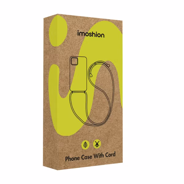 imoshion Coque de couleur avec cordon amovible Apple iPhone 14 Pro - Vert foncé