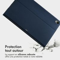 Accezz Coque tablette Classic Samsung Galaxy Tab S11 - Bleu foncé