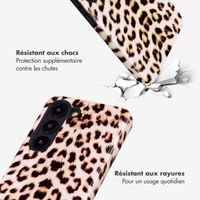 Selencia Coque arrière Vivid Tough Samsung Galaxy S23 - Wild Leo