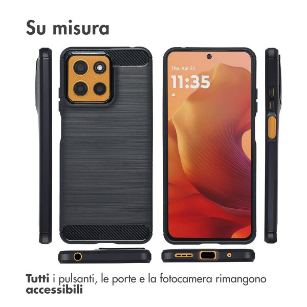 imoshion Coque Brushed Motorola Moto G15 / G15 Power - Noir