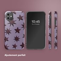 Selencia Coque arrière Vivid Apple iPhone 11 - Stars Plum Lilac