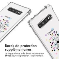 imoshion Coque Design avec cordon Samsung Galaxy S10 - Sandstone Dandelion