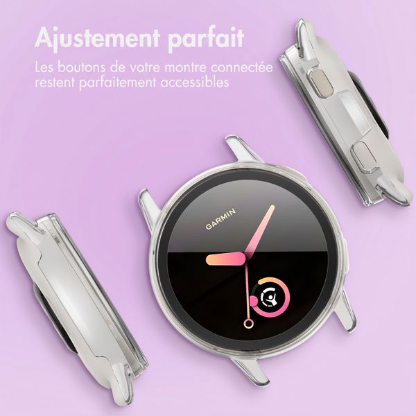 imoshion Coque rigide à couverture complète Garmin Vivoactive 5 - Transparent