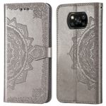 imoshion Etui de téléphone portefeuille Mandala Xiaomi Poco X3 (Pro) - Gris