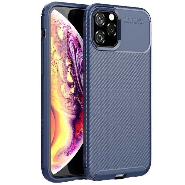 imoshion Coque silicone Carbon iPhone 11 Pro Max - Bleu