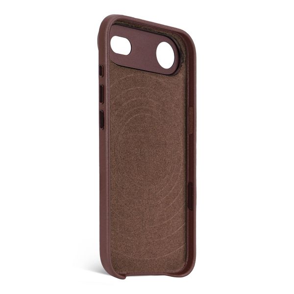 Decoded Coque en cuir MagSafe Apple iPhone Air - Chocolate Brown