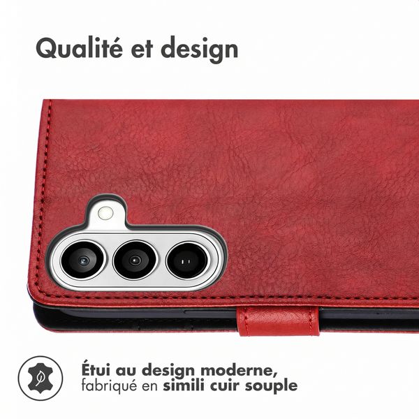 imoshion Étui de télephone portefeuille de luxe Samsung Galaxy A27 (5G) - Bordeaux