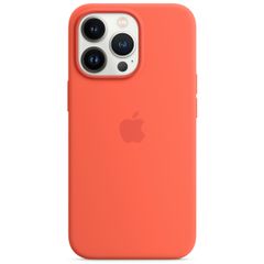 Apple Coque en silicone MagSafe Apple iPhone 13 Pro - Nectarine
