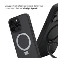 Accezz Coque Ring Stand avec MagSafe Apple iPhone 15 Pro Max - Noir