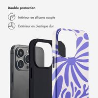 Selencia Coque arrière Vivid Apple iPhone 13 Pro - Modern Bloom Sapphire Blue