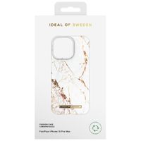 iDeal of Sweden Coque Fashion Apple iPhone 15 Pro Max - Carrara Gold