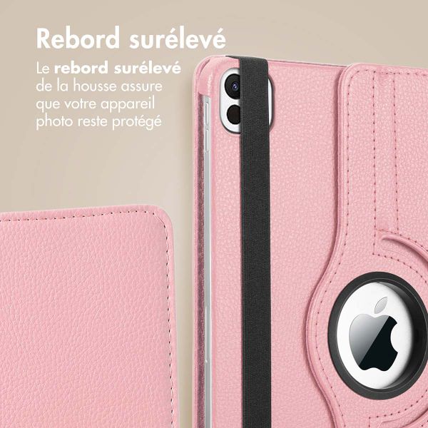 imoshion Coque tablette rotatif iPad Pro 12.9 (2022) / Pro 12.9 (2021) / Pro 12.9 (2020) - Rose