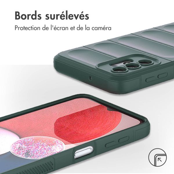 imoshion Coque arrière EasyGrip Samsung Galaxy A13 (4G) - Vert foncé