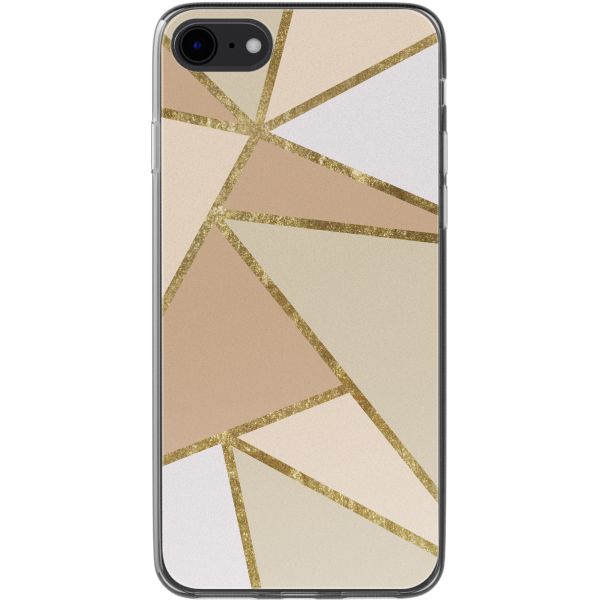 imoshion Coque design pour iPhone SE (2022 / 2020) / 8 / 7 - Graphic Beige