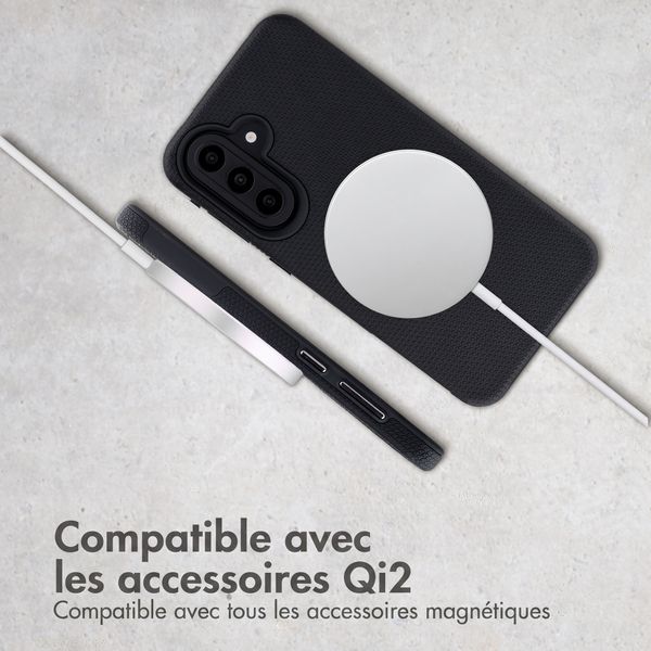 Accezz Coque Tough avec MagSafe Samsung Galaxy A57 (5G) - Noir