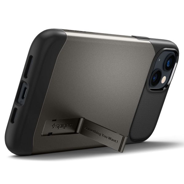 Spigen Coque Slim Armor MagSafe iPhone 14 Plus - Gunmetal