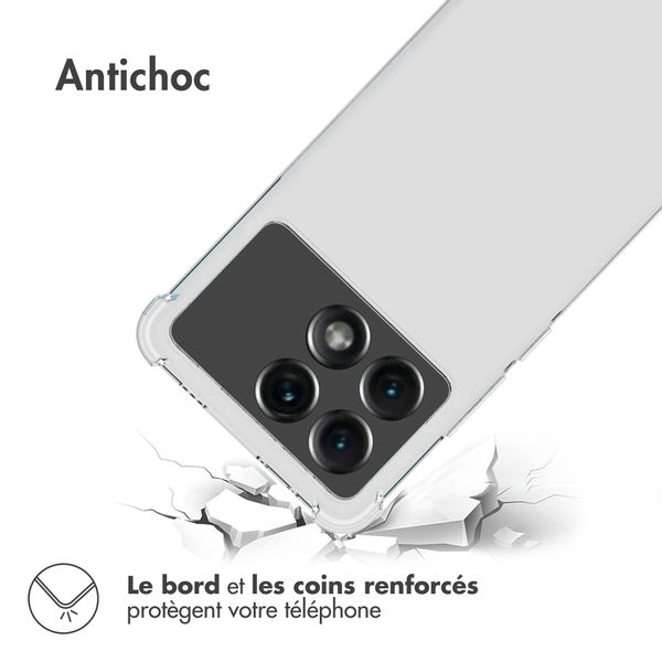 imoshion Shockproof Case Xiaomi Poco X6 Pro - Transparent