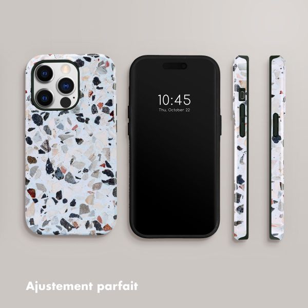 Selencia Coque arrière Vivid Apple iPhone 14 Pro - Chic Terazzo