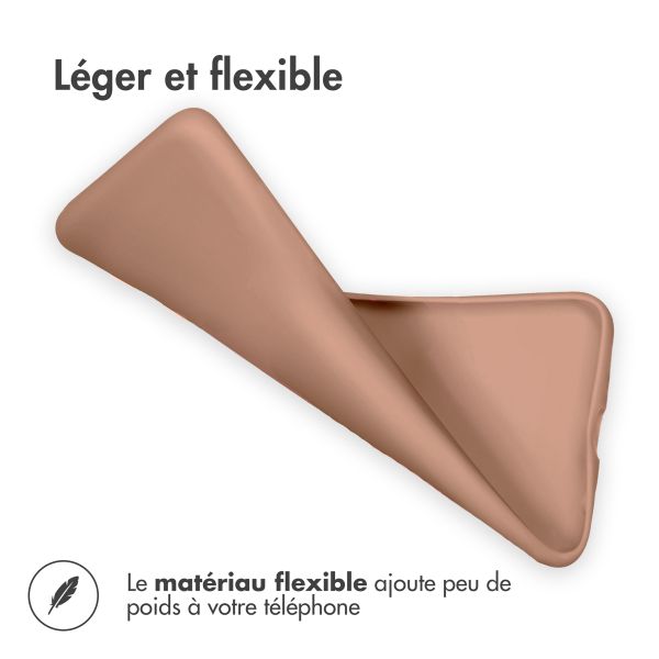 imoshion Coque Couleur Samsung Galaxy A22 (5G) - Taupe