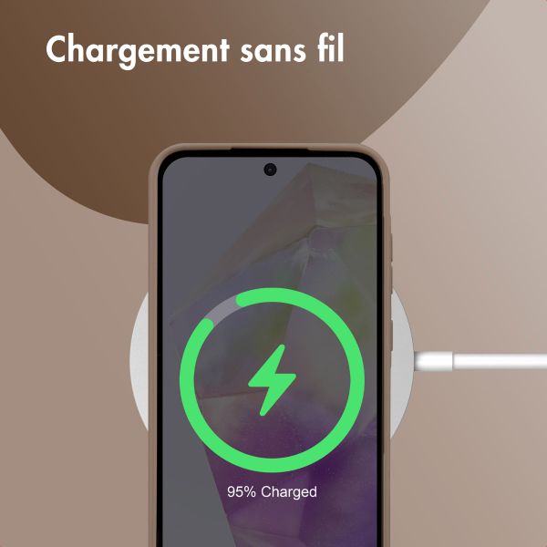 imoshion Coque Couleur Samsung Galaxy A35 - Marron