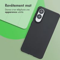 imoshion Coque Couleur Samsung Galaxy S25 Edge - Noir