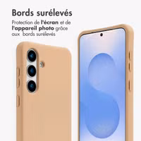 imoshion Coque arrière Color avec cordon amovible et MagSafe Samsung Galaxy S24 / S25 - Beige