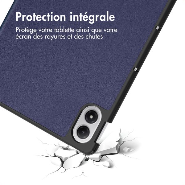 imoshion Coque tablette Trifold Xiaomi Redmi Pad 2 Pro - Bleu foncé