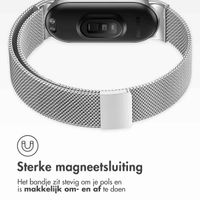 imoshion Bracelet magnétique milanais Xiaomi Smart Band 8 / 9 - Argent