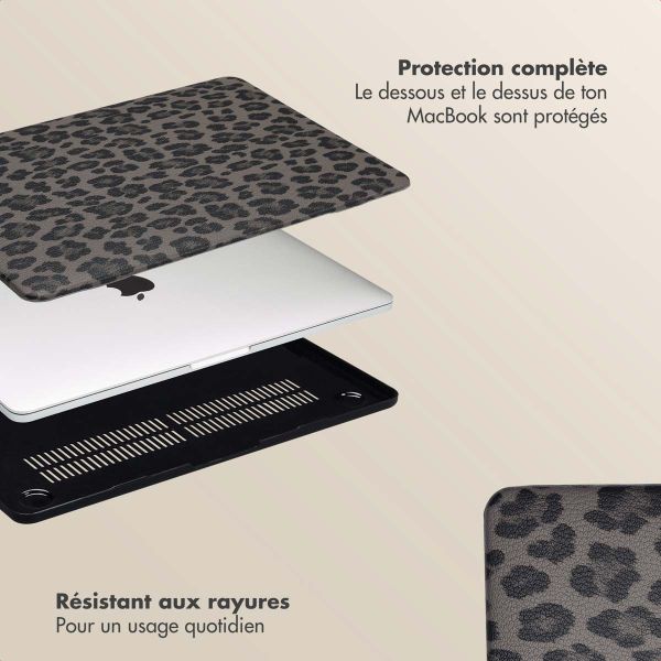 Selencia Coque Laptop Sabi Apple MacBook Air 13 pouces (2022 / 2024 M3 chip / 2025 M4 chip) - Midnight Black