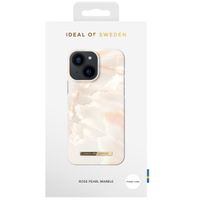 iDeal of Sweden Coque Fashion iPhone 13 Mini - Rose Pearl Marble