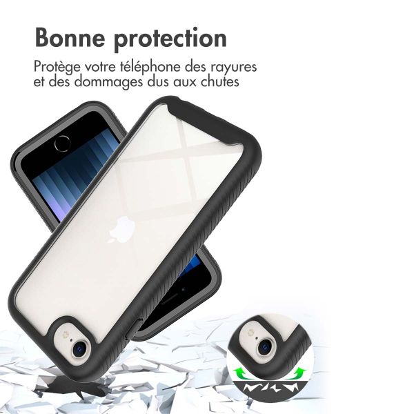imoshion Coque 360° Full Protective Apple iPhone SE (2022 / 2020) / 8 / 7 / 6(s) - Noir