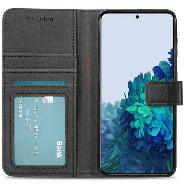imoshion Étui de télephone portefeuille de luxe Samsung Galaxy S21 Plus - Noir