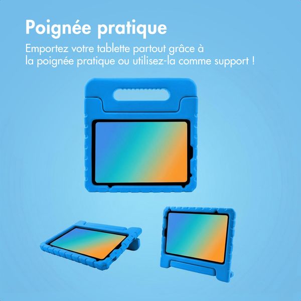 imoshion Coque kidsproof avec poignée Apple iPad Mini 7 (2024) / iPad Mini 6 (2021) - Bleu