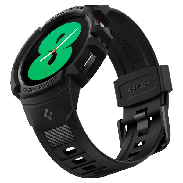 Spigen Rugged Armor™ Pro Case  Samsung Galaxy Watch 4 / 5 - 40 mm - Noir