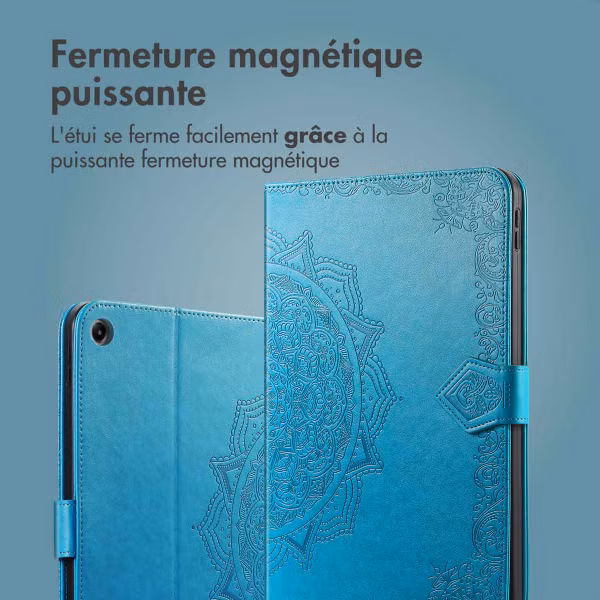 imoshion Coque tablette Samsung Galaxy Tab A9 Plus - Turquoise