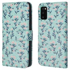 imoshion Étui de télephone portefeuille Design Samsung Galaxy A41 - Blue Flowers